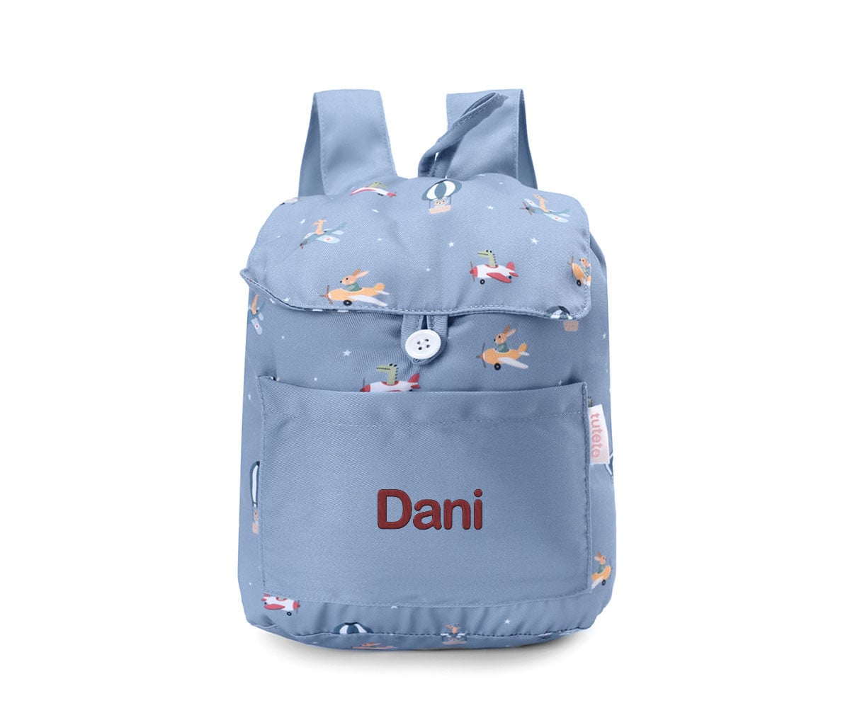 Zaino Piccolo Tela Tutete Planes Personalizzabile