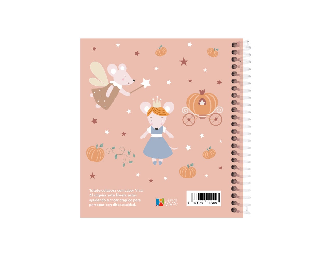 Pequeña Agenda Guardería Personalizable Mouse Fairies