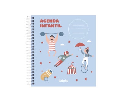 Pequeña Agenda Guardería Personalizable Circus Show