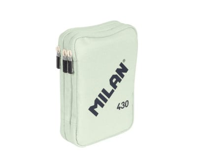 Astuccio Plumier Triplo Completo Verde MILAN 430 since 1918