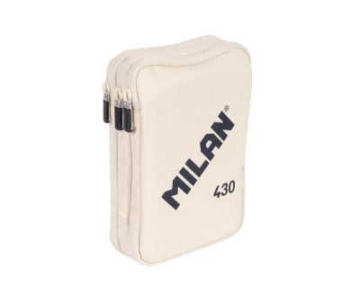 Astuccio Plumier Triplo Completo Beige MILAN 430 since 1918