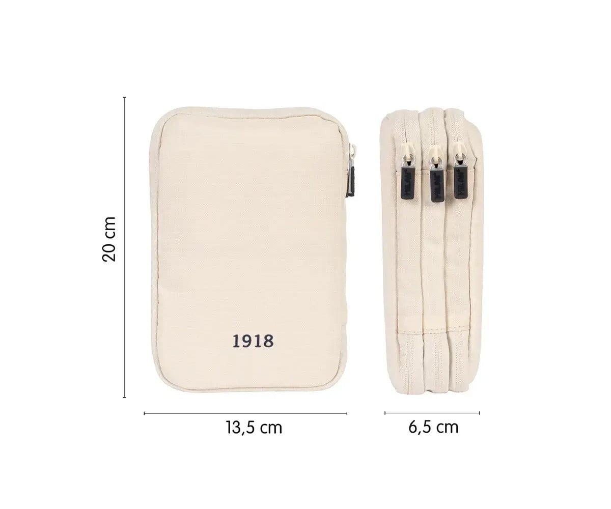 Astuccio Plumier Triplo Completo Beige MILAN 430 since 1918