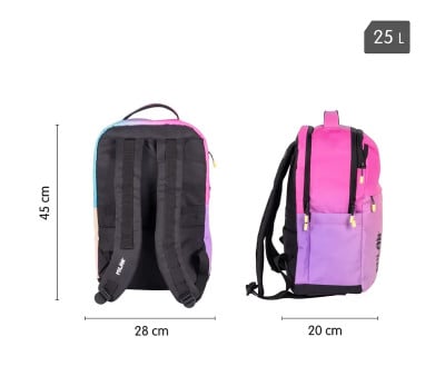 Mochila escolar personalizável Sunset Black