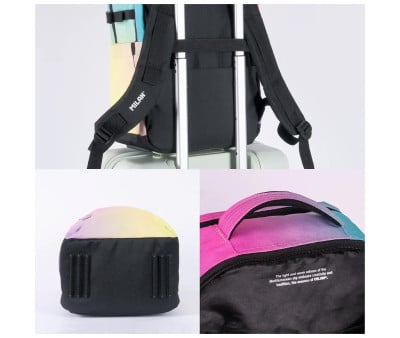 Mochila escolar personalizável Sunset Black