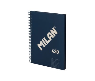 Cuaderno A5 con Tapa Dura Azul MILAN 340 Since 1918