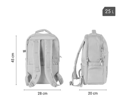 Zaino Scuola Personalizzabile Shadow Grey