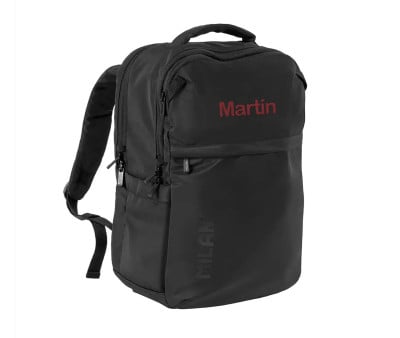 Mochila escolar personalizável Shadow Black