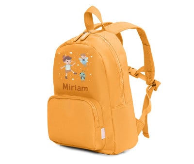 Mochila Solid Color Mustard Personalizada The Wooden Boy