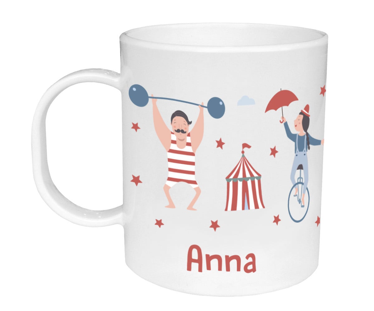 Tazza Plastica Personalizzata Tutete Circus Show