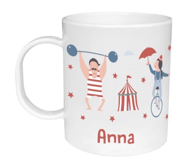 Taza de Plástico Personalizada Circus Show