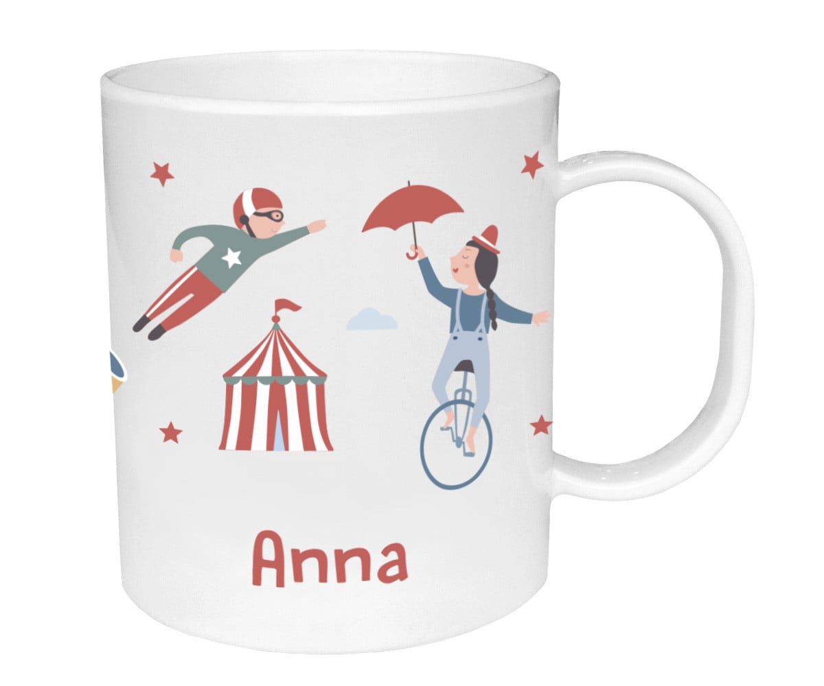 Tazza Plastica Personalizzata Tutete Circus Show
