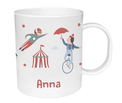 Tazza Plastica Personalizzata Tutete Circus Show