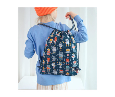 Mochila Saco Robots Personalizable