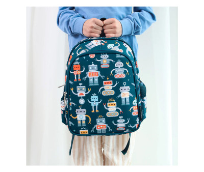 Mochila con Bolsillo Térmico Robots