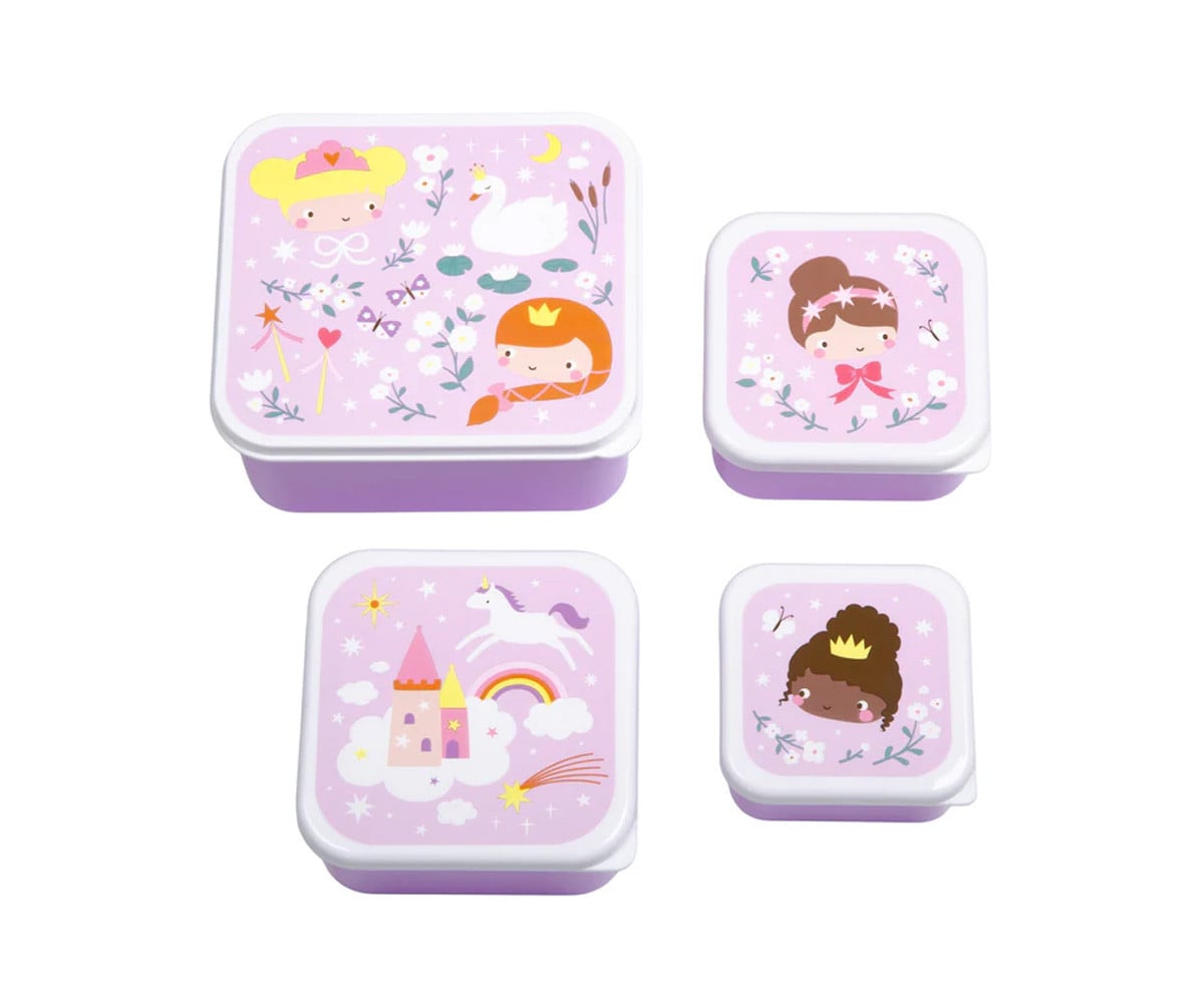 4 Boîtes à Lunch et Goûter Fun
