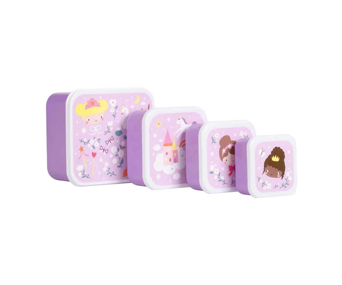 4 Boîtes à Lunch et Goûter Fun