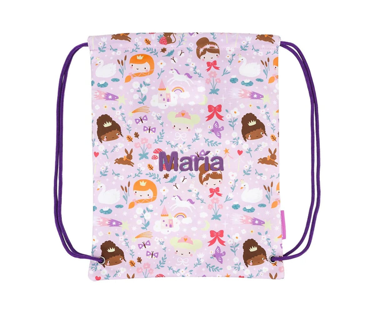Mochila Saco Princesas Personalizable