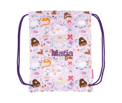 Mochila Saco Princesas Personalizable