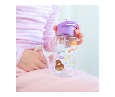 Plastic Bottle with Straw Savanna 450ml