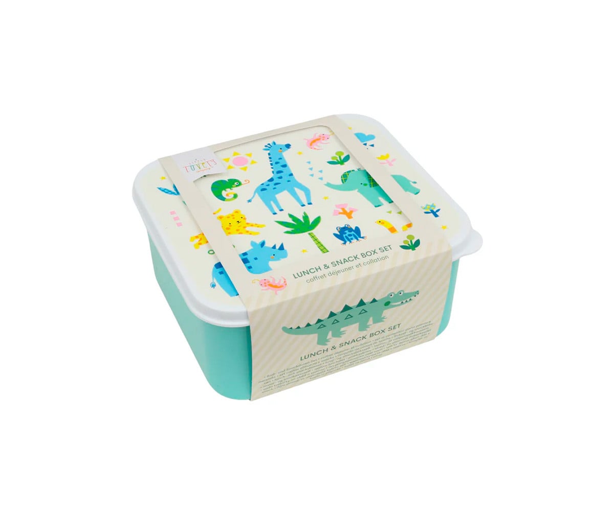 4 Lunch & Snack Box Fun Jungle