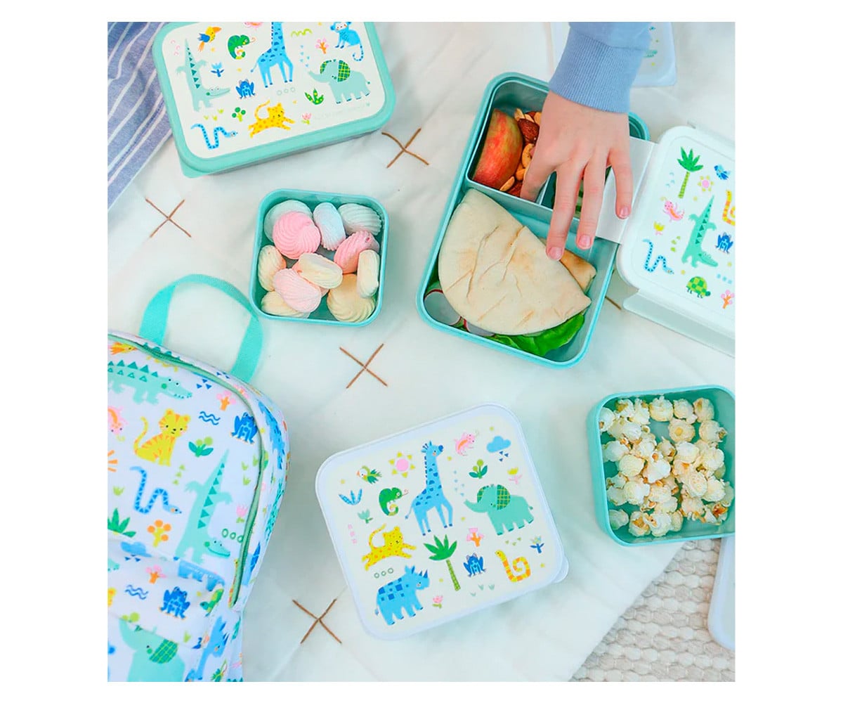 4 Lunch & Snack Box Fun Jungle