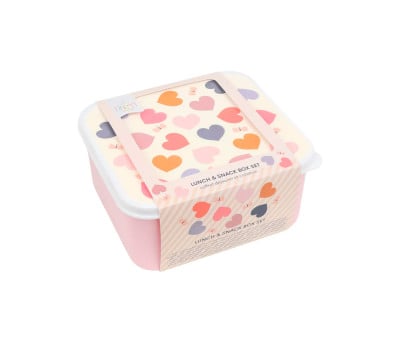 4 Lunch & Snack Box Fun Hearts