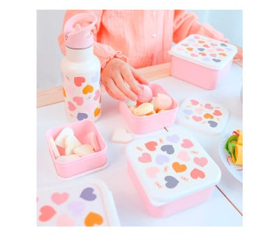 4 Lunch & Snack Box Fun Hearts