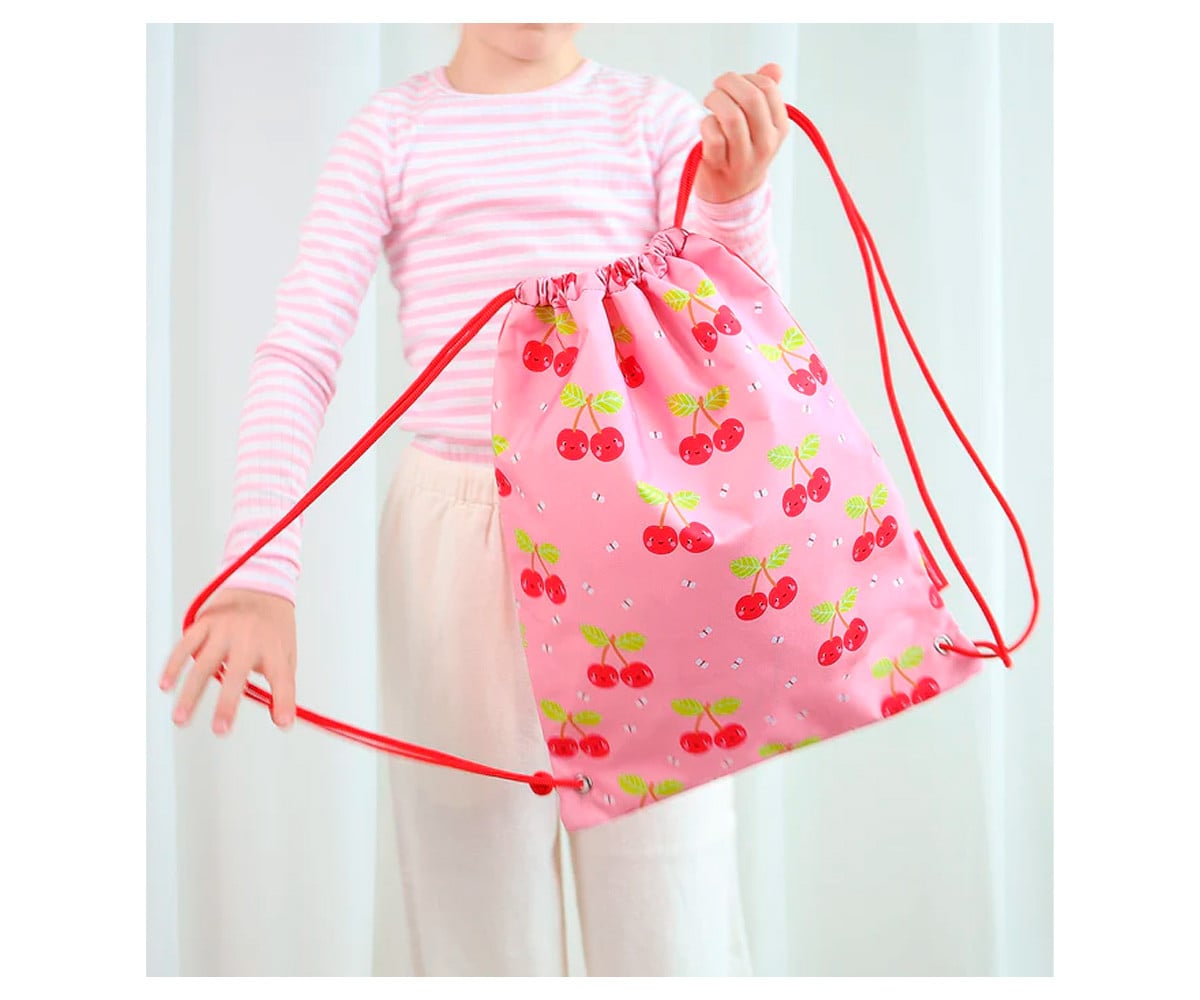 Sacca Zaino Happy Cherries Personalizzabile