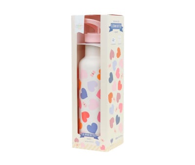 Botella Térmica Acero Corazones 500ml