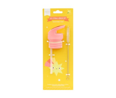 Set Tapa Pajita y Cepillo Estrella Fugaz