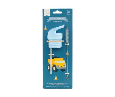 Set Tapa Pajita y Cepillo Camión Volquete