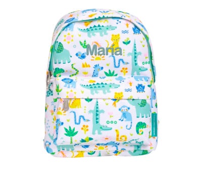 Mochila infantil Mini Jungle personalizável