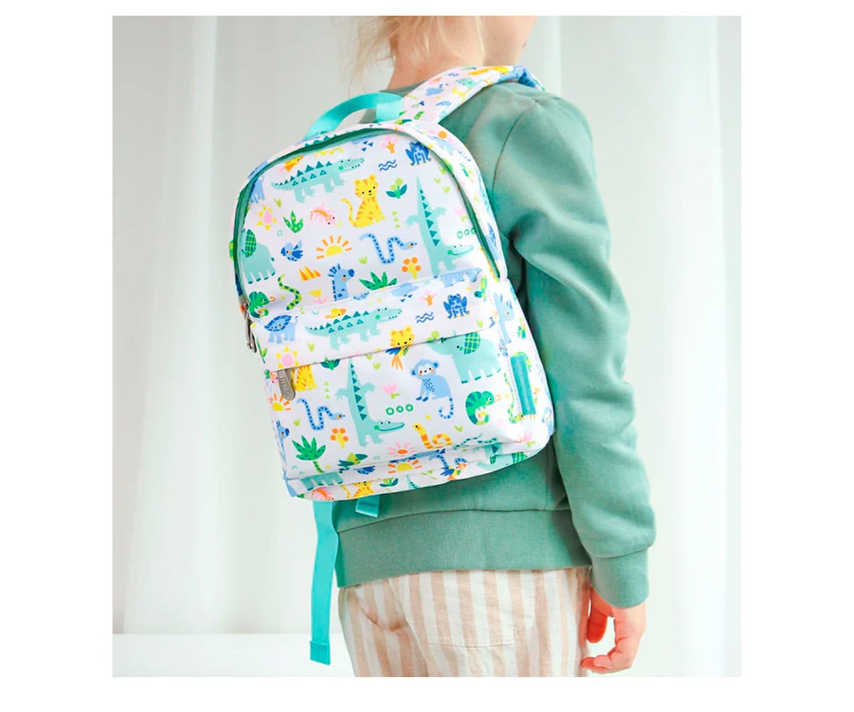Mochila infantil Mini Jungle personalizável