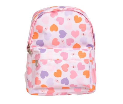 Mochila infantil Mini Hearts personalizável