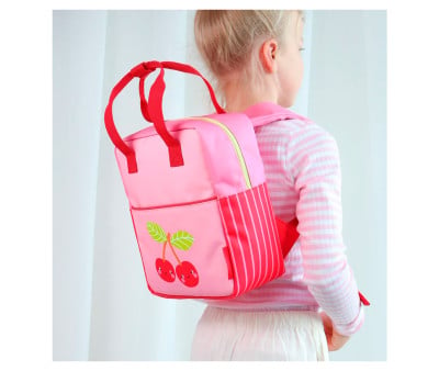 Mochila pré-escolar personalizável Happy Cherries
