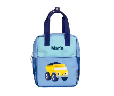 Mochila Preescolar Camión Volquete Personalizable