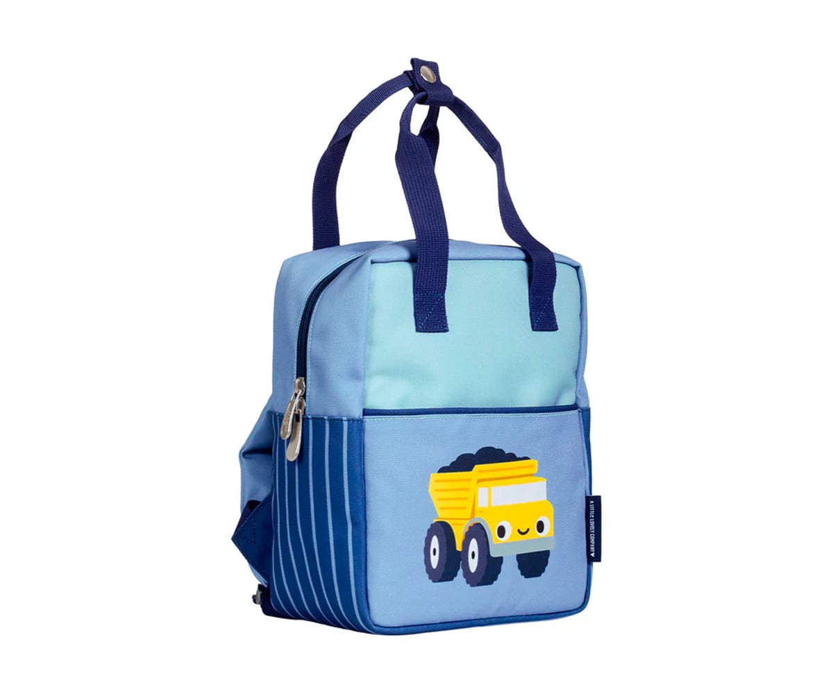 Mochila Preescolar Camión Volquete Personalizable