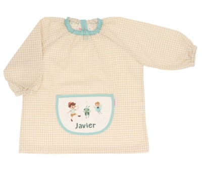 Bata com bolso central Vichy The Wooden Boy Personalizado
