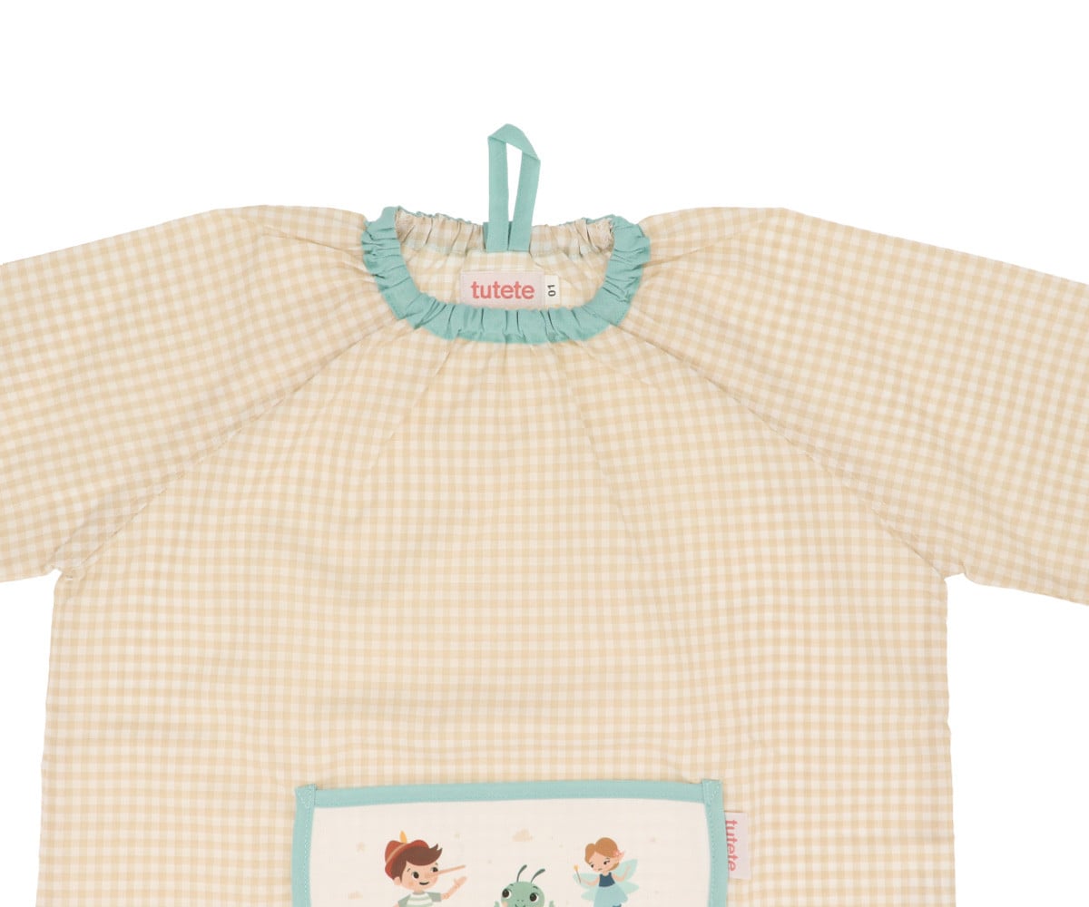 Grembiulino Vichy Personalizzato Tasca Centrale The Wooden Boy