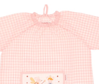 Grembiulino Vichy Personalizzato Tasca Centrale Mouse Fairies
