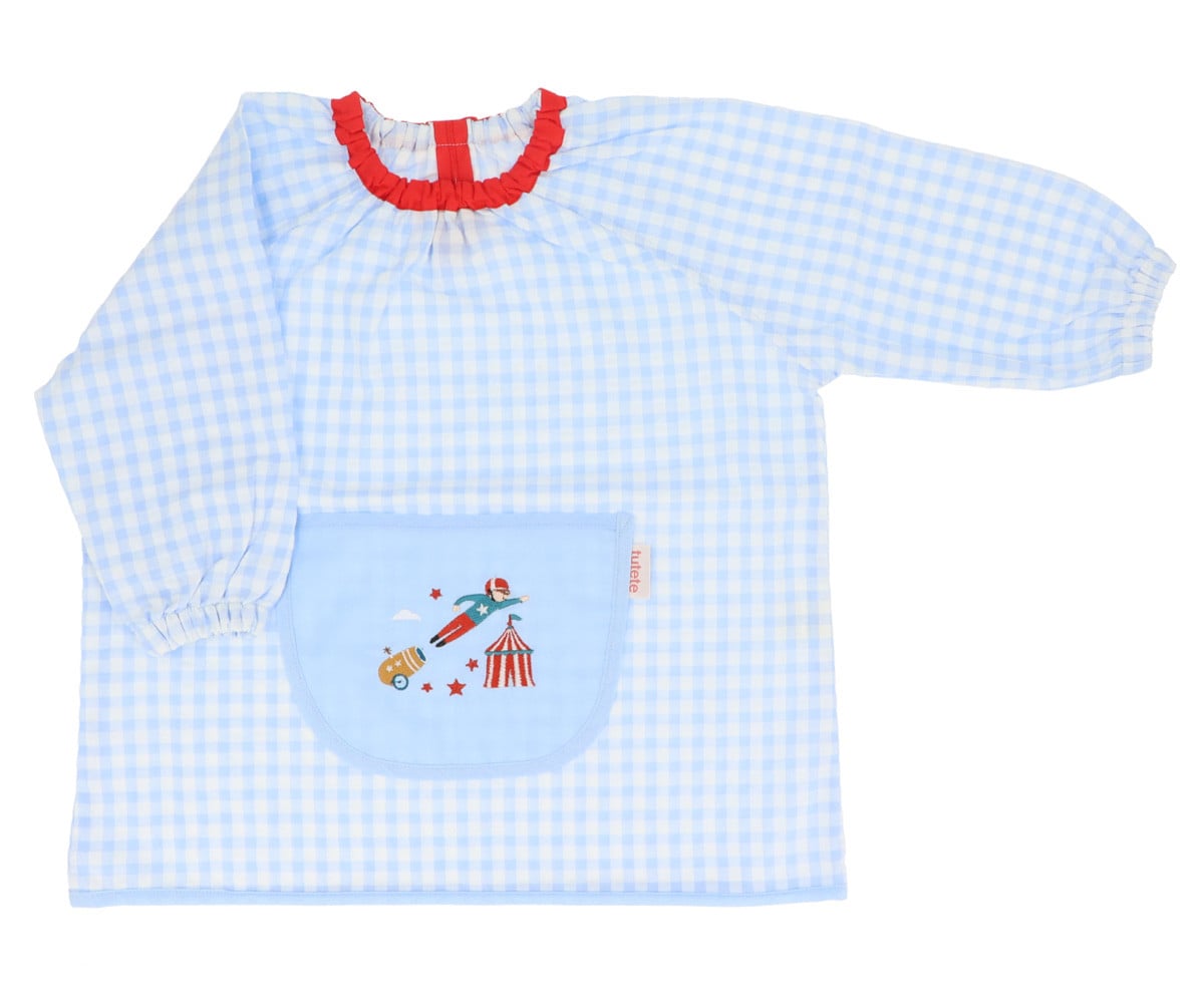 Blouse Vichy Lola avec Poche Centrale Circus Show Personnalisable