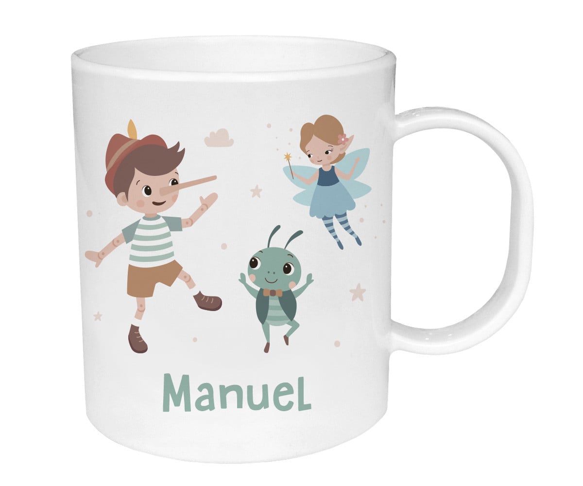 Taza de Plástico Personalizada The Wooden Boy