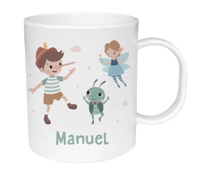 Taza de Plástico Personalizada The Wooden Boy