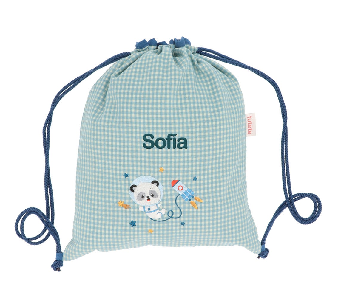 Sacca-Zaino Vichy Pandas in Space Personalizzabile
