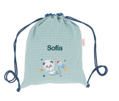 Sacca-Zaino Vichy Pandas in Space Personalizzabile
