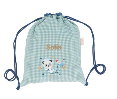 Sacca-Zaino Vichy Pandas in Space Personalizzabile