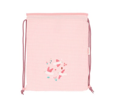 Sacca-Zaino Vichy Blossom Birds Personalizzabile