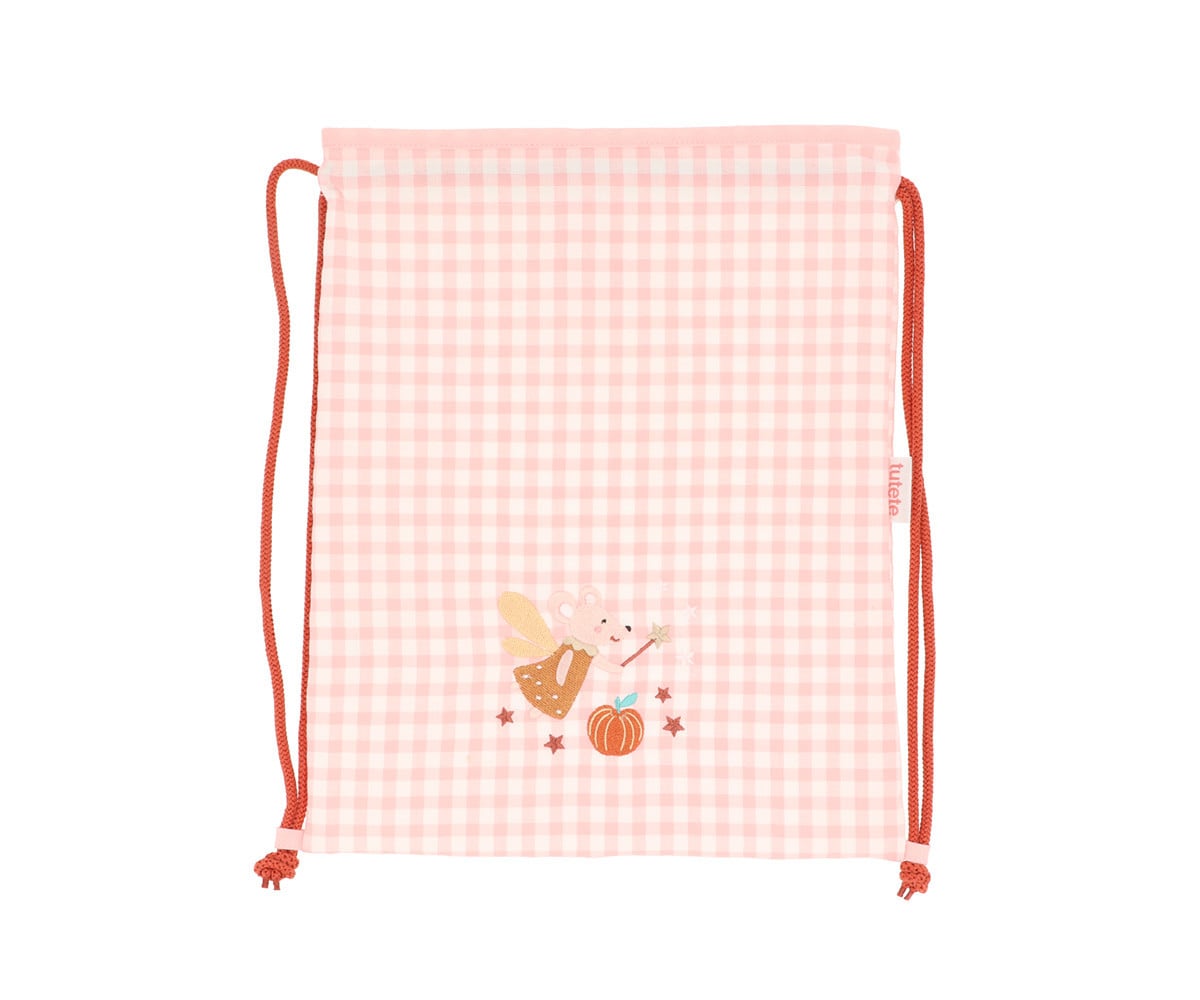 Sacca-Zaino Vichy Mouse Fairies Personalizzabile