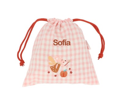 Bolsa lanche personalizável Vichy Mouse Fairies