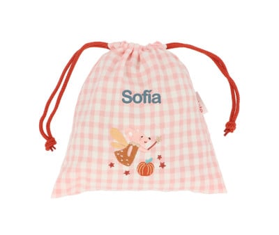 Bolsa lanche personalizável Vichy Mouse Fairies